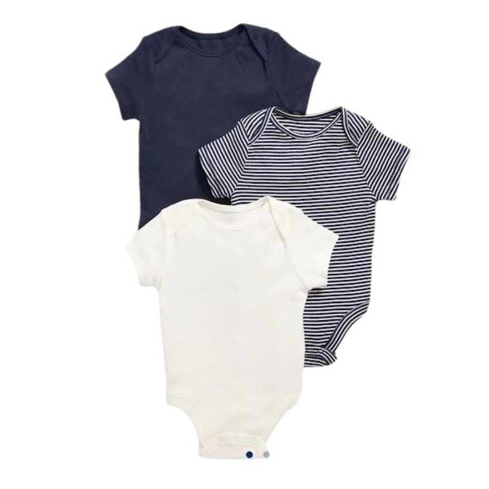 NEW Old Navy Cotton Baby Unisex Boys Girls Onesie Bodysuit 6 - 12 months